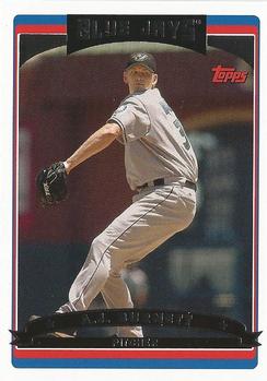 2006 Topps Toronto Blue Jays #TOR13 A.J. Burnett Front