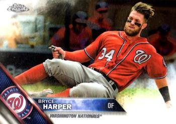 2016 Topps Chrome #200 Bryce Harper Front