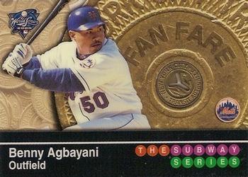 2000 Topps Subway Series - FanFare Tokens #SSR6 Benny Agbayani  Front