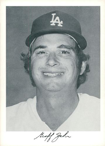 1974 Danny Goodman Los Angeles Dodgers Set D #NNO Geoff Zahn Front