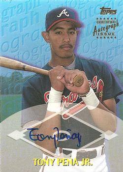 2000 Topps Traded & Rookies - Autographs #TTA39 Tony Pena Jr.  Front