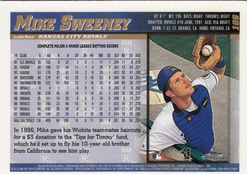 1998 Topps Chrome #106 Mike Sweeney Back