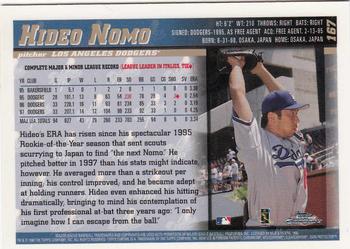 1998 Topps Chrome #167 Hideo Nomo Back