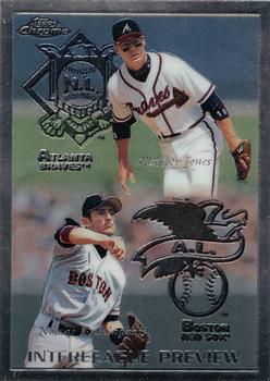 1998 Topps Chrome #481 Chipper Jones / Nomar Garciaparra Front