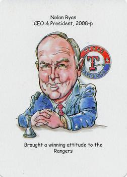 2012 Hero Decks Texas Rangers Baseball Heroes Playing Cards #NNO Nolan Ryan Front