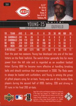 2000 Upper Deck - UD Exclusives Silver #360 Dmitri Young  Back