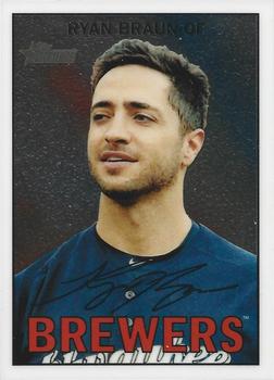 2016 Topps Heritage - Chrome #THC-496 Ryan Braun Front