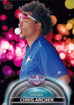 2016 Topps Opening Day - Bubble Trouble #BT-4 Chris Archer Front