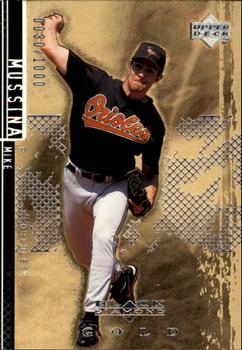 2000 Upper Deck Black Diamond Rookie Edition - Gold #20 Mike Mussina  Front