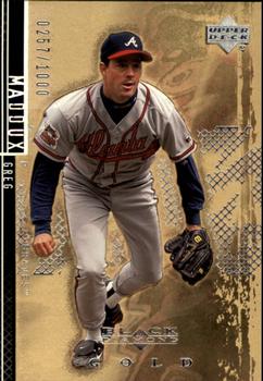 2000 Upper Deck Black Diamond Rookie Edition - Gold #46 Greg Maddux  Front