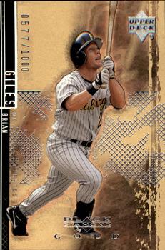 2000 Upper Deck Black Diamond Rookie Edition - Gold #82 Brian Giles  Front