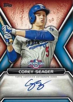 2016 Topps Opening Day - Opening Day Autographs #ODA-CS Corey Seager Front
