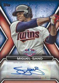 2016 Topps Opening Day - Opening Day Autographs #ODA-MS Miguel Sano Front