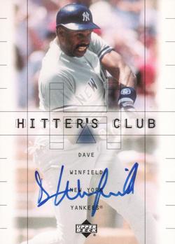 2000 Upper Deck Hitter's Club - Autographs #DW Dave Winfield Front