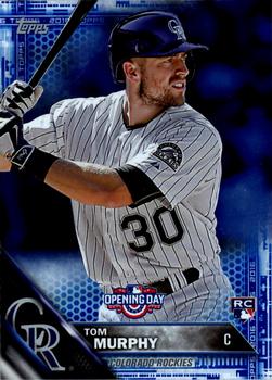 2016 Topps Opening Day - Blue Foil #OD-16 Tom Murphy Front