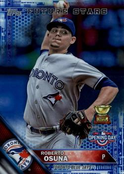 2016 Topps Opening Day - Blue Foil #OD-22 Roberto Osuna Front