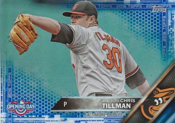 2016 Topps Opening Day - Blue Foil #OD-27 Chris Tillman Front