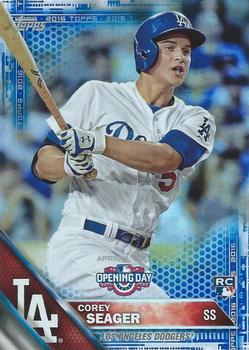 2016 Topps Opening Day - Blue Foil #OD-48 Corey Seager Front