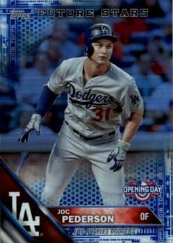 2016 Topps Opening Day - Blue Foil #OD-53 Joc Pederson Front