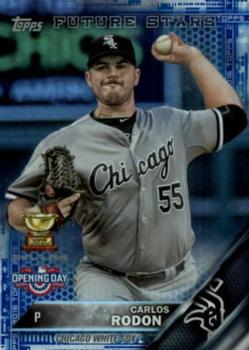 2016 Topps Opening Day - Blue Foil #OD-55 Carlos Rodon Front