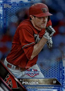 2016 Topps Opening Day - Blue Foil #OD-79 A.J. Pollock Front