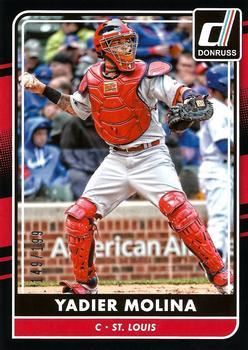 2016 Donruss - Black Border #82 Yadier Molina Front