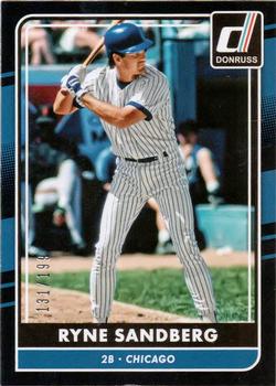 2016 Donruss - Black Border #177 Ryne Sandberg Front