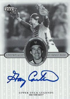 2000 Upper Deck Legends - Legendary Signatures #S-GC Gary Carter Front