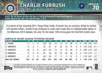 2015 Topps - Limited #70 Charlie Furbush Back