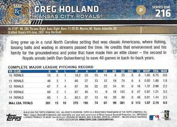 2015 Topps - Limited #216 Greg Holland Back