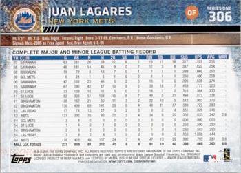 2015 Topps - Limited #306 Juan Lagares Back
