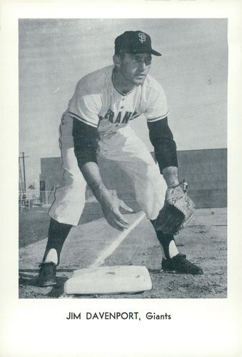 1964 Sports Service San Francisco Giants #NNO Jim Davenport Front