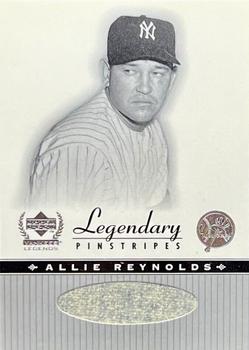 2000 Upper Deck Yankees Legends - Legendary Pinstripes #AR-LP Allie Reynolds  Front