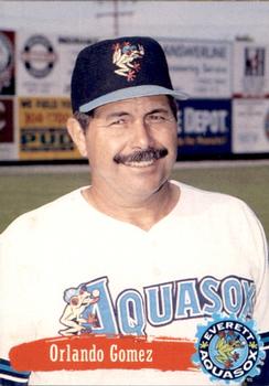 1995 Multi-Ad Everett AquaSox #7 Orlando Gomez Front