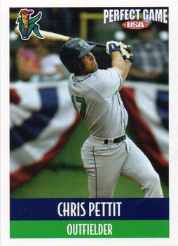 2007 Perfect Game Cedar Rapids Kernels #25 Chris Pettit Front