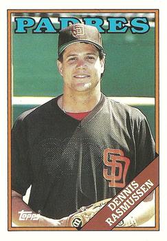 1988 Topps Traded #91T Dennis Rasmussen Front