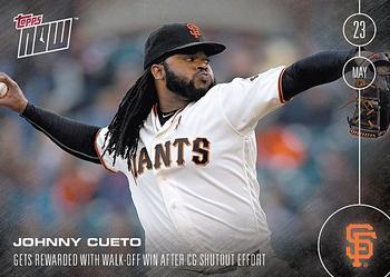 2016 Topps Now #93 Johnny Cueto Front