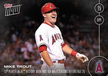 2016 Topps Now #459 Mike Trout Front