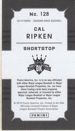 2016 Panini Diamond Kings - DK Minis #128 Cal Ripken Jr. Back