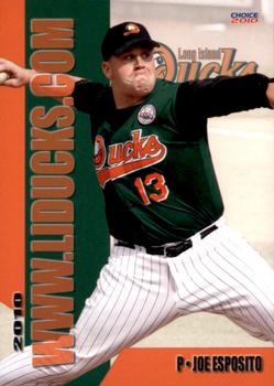 2010 Choice Long Island Ducks #4 Joe Esposito Front