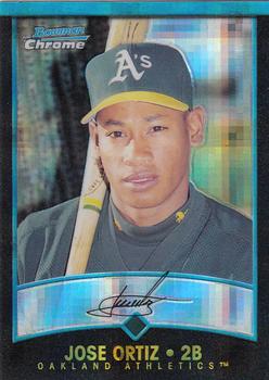 2001 Bowman Chrome - X-Fractors #296 Jose Ortiz  Front