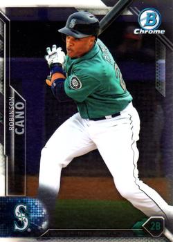 2016 Bowman Chrome #34 Robinson Cano Front