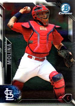 2016 Bowman Chrome #62 Yadier Molina Front