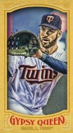 2016 Topps Gypsy Queen - Mini Gold #36 Joe Mauer Front