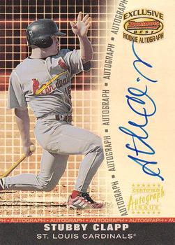 2001 Bowman's Best - Exclusive Autographs #BBEA-SC Stubby Clapp  Front