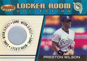 2001 Bowman's Best - Locker Room Collection Jerseys #LRCJ-PW Preston Wilson  Front