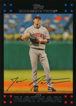 2007 Topps Minnesota Twins #MIN13 Joe Nathan Front