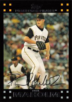 2007 Topps Pittsburgh Pirates #PIT13 Paul Maholm Front