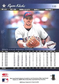 2001 Donruss - Baseball's Best Bronze #110 Ryan Klesko  Back