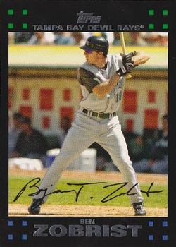 2007 Topps Tampa Bay Devil Rays #TBD4 Ben Zobrist Front